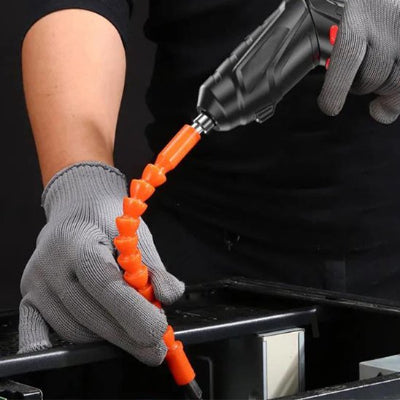 Mains gants chantier visse avec flexible bout tournevis