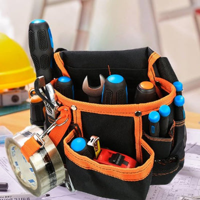 Sac vue de pres avec outils rangement divers