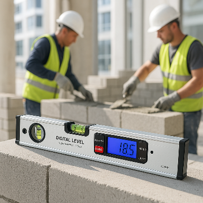 ouvriers construisant mur immeuble niveau pose parpaing